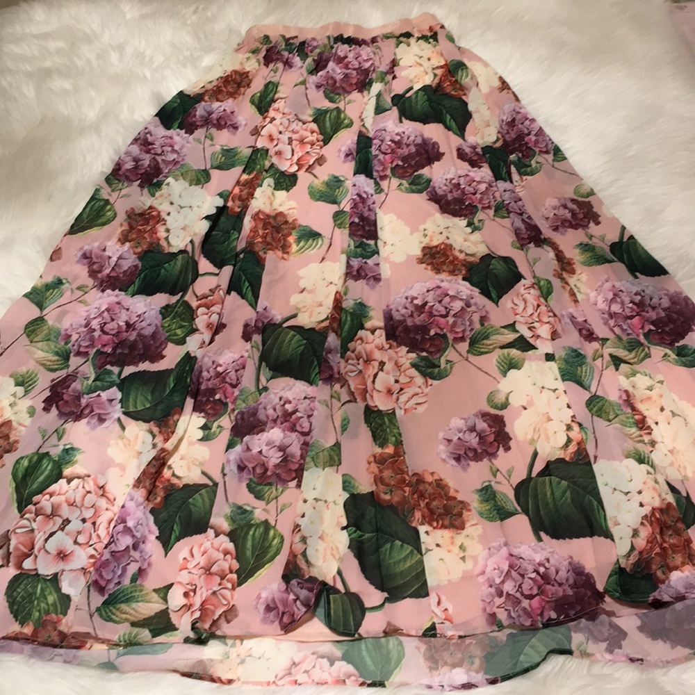 NWOT Show Me Your Mumu Floral Misty Maxi Skirt ~ in Honey Bunches - Picture 6 of 13